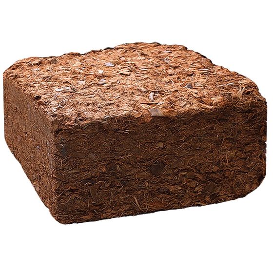 Coconut shell coconut brick imported nutritional soil coconut bran moisturizing flower planting vegetable Siweibo coconut shell soil coconut shell brick