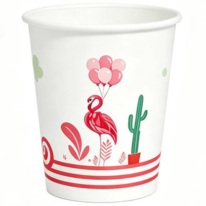 
Factory direct sales cartoon disposable paper cup thickening special price wholesale household food grade soy milk wedding hardened