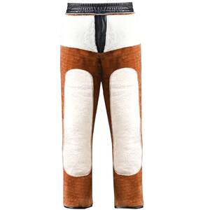 Leather pants men with velvet thick winter motorcycle riding warm takeaway windproof waterproof cotton pants loose high waist and fertilizer