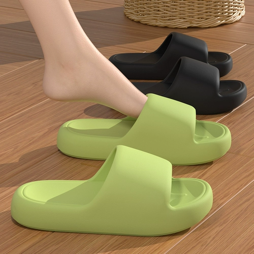 Тапочки, обувь на платформе, летние нескользящие мужские слайдеры