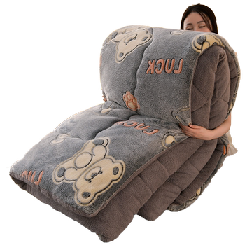 Thickened and warm spring and autumn is being double -sided velvet and winter
