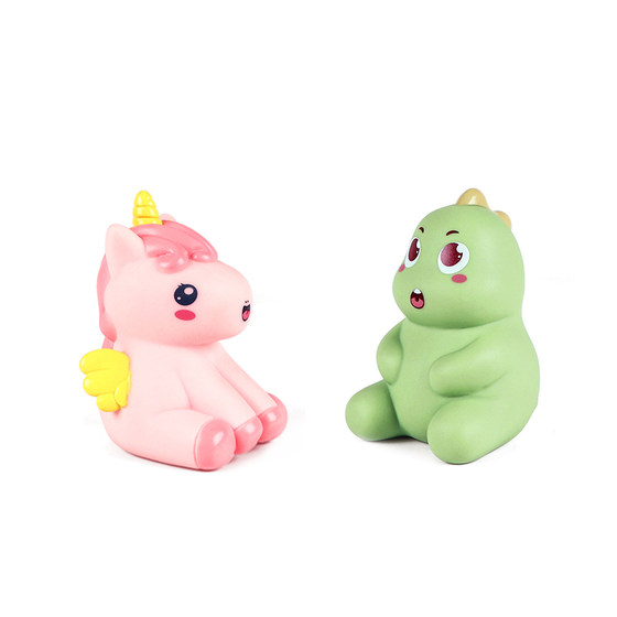 Baby play, bath toy, dinosaur swimming pool baby duckling soft glue, squeeze shower decompression artifact