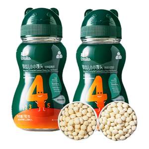 
Ying's steamed buns for infants and toddlers British-style steamed buns official flagship store baby teething milk-flavored soluble bean snacks