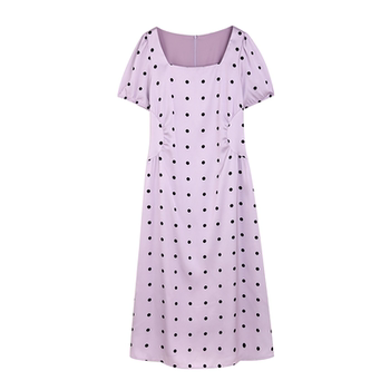 Xia Dada's large size polka dot temperament dress