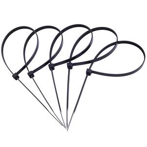 
Nylon cable ties 3 200 plastic cable ties black and white buckles new material self-locking cable ties 100 wires/bandage