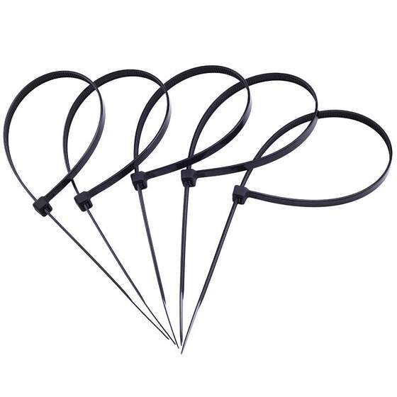 
Nylon cable ties 3 200 plastic cable ties black and white buckles new material self-locking cable ties 100 wires/bandage