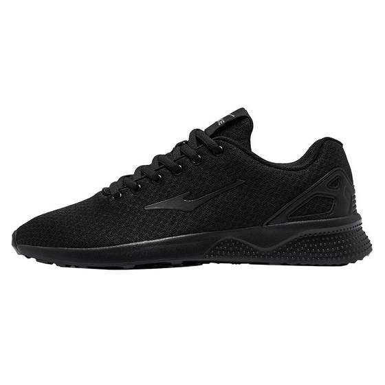 Hongxing Erke men's shoes lightweight sports shoes soft sole shock absorbing men's shoes non-slip black casual student running shoes