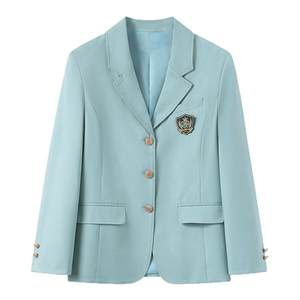 
Summer and Wind Chimes Mint color three-pin suit original JK uniform Japanese uniform jacket set versatile