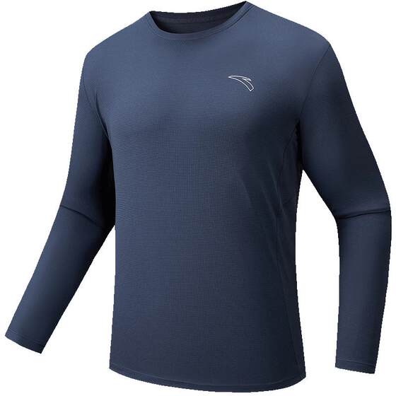ANTA Quick-Drying Master丨Long-sleeved T-shirt men's spring running moisture-absorbent quick-drying clothing fitness training sports top