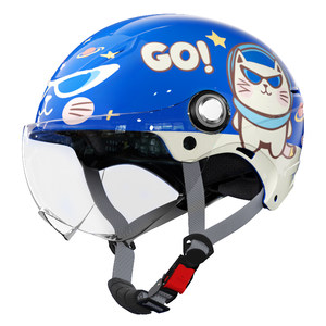 
Mustang children's helmet official flagship store 3c certified boys and girls four seasons electric motorcycle baby safety helmet