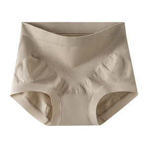 
Fenton Seamless Underwear Women's Pure Cotton 7a Grade Antibacterial Crotch Lifting Buttocks and Tummy Control 2025 New Autumn and Winter B-Seam Briefs