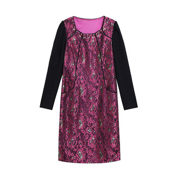 
Autumn and winter high-end middle-aged authentic high-end dress