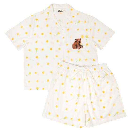 tbh Beasts Home ROP Tiansi Cotton Home Clothing Set All Seasons You can wear male and female couples' pajamas outside
