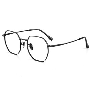 
Ultra-light pure titanium myopia glasses frame for men, professional online prescription glasses with prescription Zeiss lenses for women