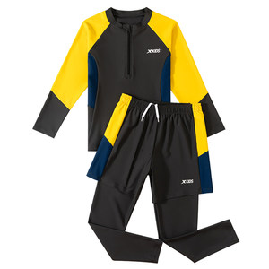 
Xtep children's swimsuit boys split 2025 new medium and large children and adolescents long-sleeved trousers hot spring swimsuit