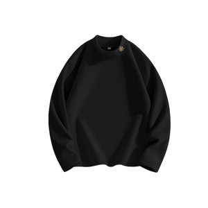 
Jeans West velvet bottoming shirt men's half turtleneck winter 2026 new long-sleeved T-shirt men's thermal underwear men's L