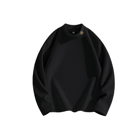 
Jeans West velvet bottoming shirt men's half turtleneck winter 2026 new long-sleeved T-shirt men's thermal underwear men's L