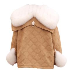 C European Goods 2023 Hot Style Pie Jacket For Women Winter Down Jacket High-end Foreign Style Fur Coat Fox Fur Collar Real Fur