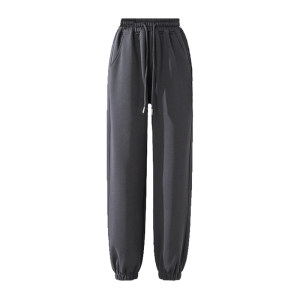 
Sports pants for women spring, autumn and winter 2026 new casual small ones plus velvet leggings gray sweatpants slimming harem pants