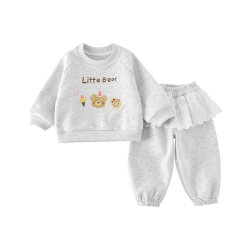 BETUS Girls' Sweater Suit 2025 Spring and Autumn New Style