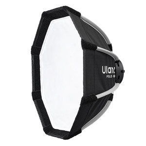 
Ulanzi excellent basket FOLDQS30 quick release octagonal soft box 30cm mini Baorong mouth COB light 40W 60W 100W one light master light box live photography lighting accessories