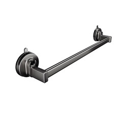 Bathroom gun gray no-punch slipper rack