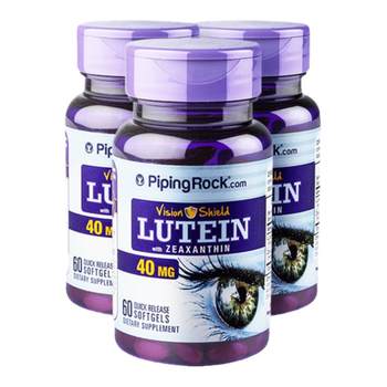 3 bottles of 40mg lutein soft capsules for eye protection and health care