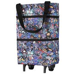 Langli environmentally friendly grocery shopping bag Oxford cloth foldable