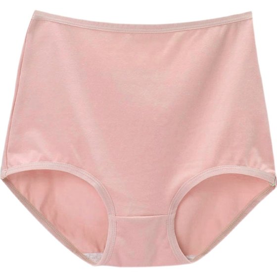 Middle -aged and elderly mother model large size pure cotton panties ladies high waist simple fat MM middle elderly 200*0.5kg loose
