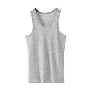 Catman men's vest, cotton cotton in summer thin sleeveless, sweat -absorbing, fast drying and bottomed column jerllers, boys