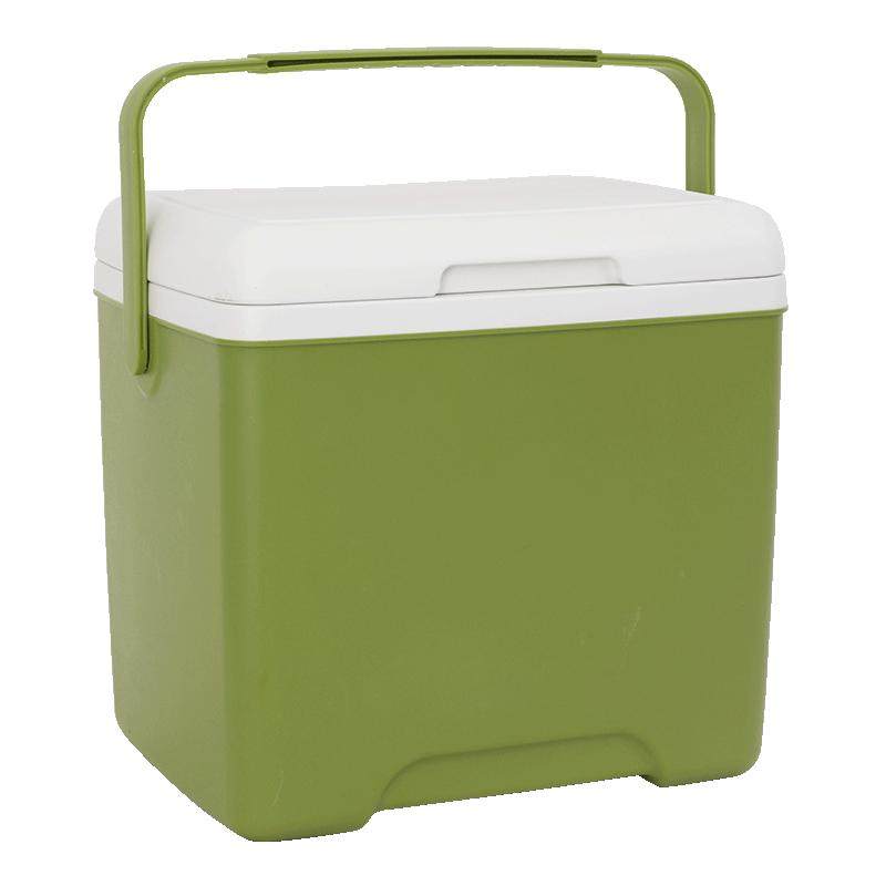 Glacière Vintage Mobil Plastique Orange - Hauteur 24 Cm - Occasion