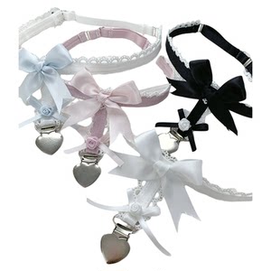 Roji Catcher Lolita overlays and lace lace lace lace -stretched legs ring anti -slide fixed band adjustable
