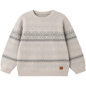 
Ying's children's round neck sweater boys' long-sleeved sweater warm autumn winter spring college style big children's pullover