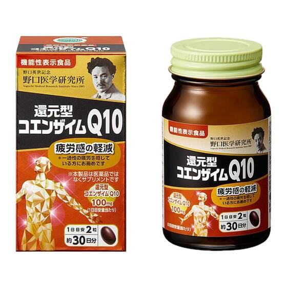 
Japan Direct Mail Noguchi Medical Research Institute Reduced Coenzyme Q10 Cardiovascular Protection for Middle-aged and Elderly 60 pills for 30 days