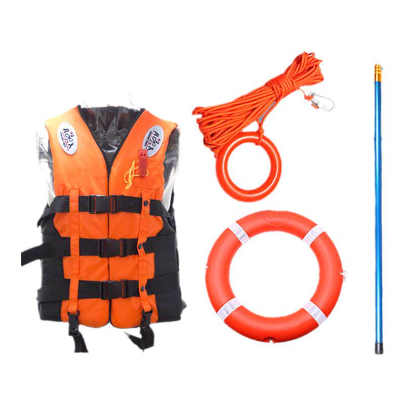 Life Jacket Buoy & Safety Rope Set - Miao shun Ms-sjt-0715-1454