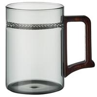 Glass Green Tea Cup Crescent Filter Tea Cup