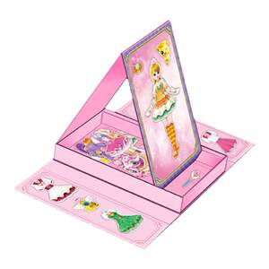 
Weimiao Mengke Princess dress up magnetic sticker for girls 3 to 6 years old girls stickers for girls handmade DIY puzzle gem toys