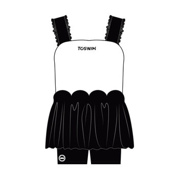 TOSWIM girl connective swimsuit clearance
