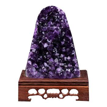 Emperor purple natural amethyst ornaments attract wealth and save the house