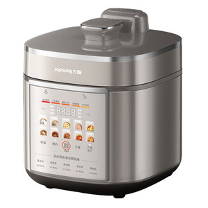 Joyoung exhaust-free electric pressure cooker 0-coated 5-liter double-gallon large-capacity household pressure cooker fully automatic multi-function