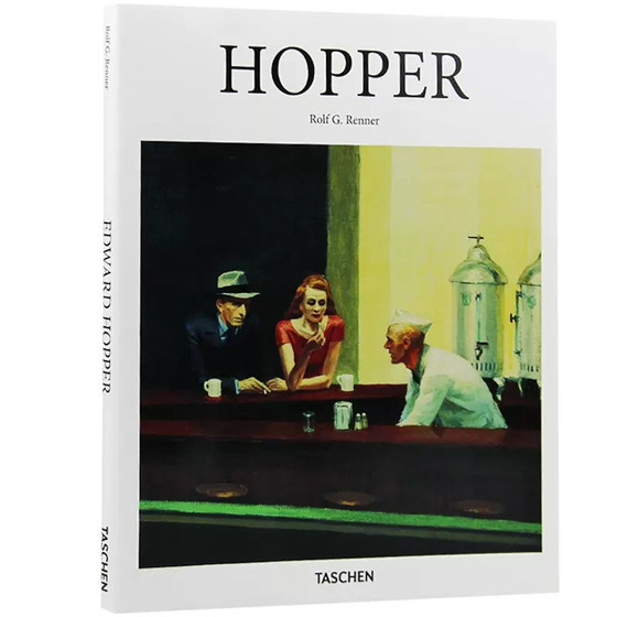 英文原版 HOPPER爱德华·霍普 艺术书籍绘画作品集画集画册 [Basic Art] TASCHEN基础艺术系列