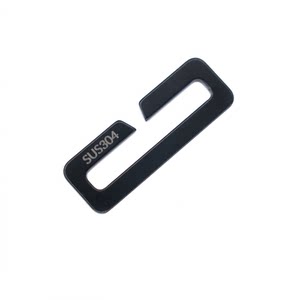 
304 stainless steel detachable mouth buckle C-shaped buckle DIY backpack shoulder bag metal hanging buckle square buckle quick-release mouth buckle