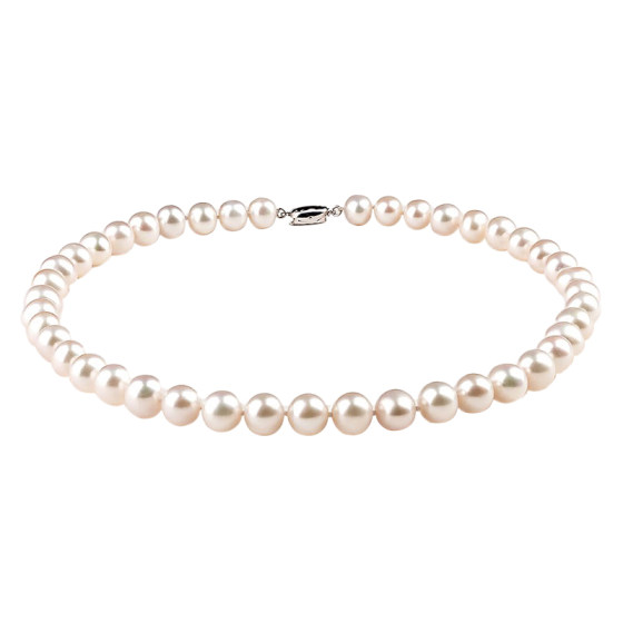 
KEZ Natural Freshwater Pearl Necklace with Dress Highlight Necklace as a Mother’s Day Gift for Mom Official Flagship Store