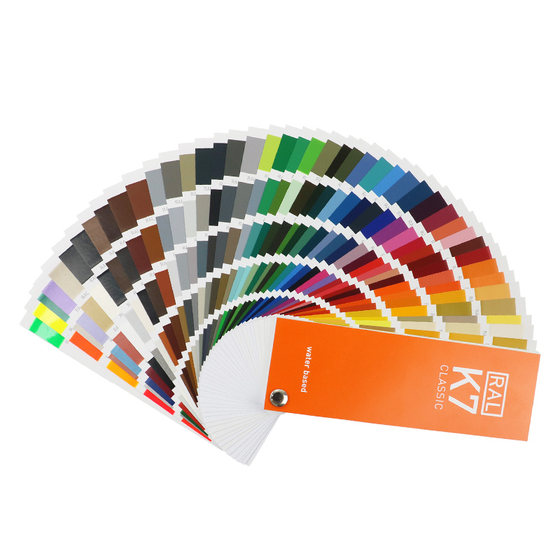 25-year new version of German Raul K7 color card RAL international color card hardware paint coating European standard color comparison card
