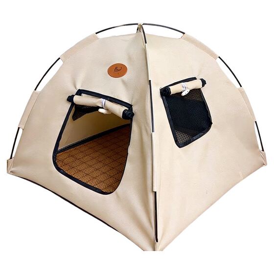 
Cat Tent Cat Nest Universal Summer Cool Semi-Enclosed Cat House Camping Cool Breathable Cat Tent