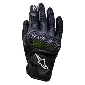 
A Star Alpinestars SMX1 2 Spring and Summer Men and Women Motorcycle Carbon Fiber Breathable Touch Screen Riding Gloves