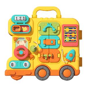 
Busy board Montessori teaching aids baby children 1-3 Montessori early education educational house fine movement baby toy car