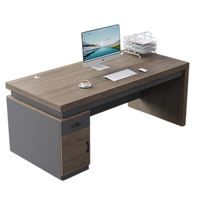 
Office desk boss desk light luxury high-quality office office furniture small large desk president single manager desk