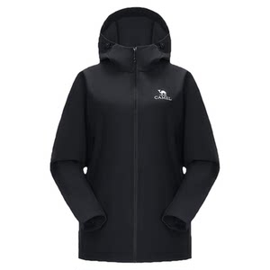 
[Rock Shell Ultra] Camel Outdoor Soft Shell Women's Spring Sports Jacket Jacket Mountaineering Clothing Spring Clothes for Women