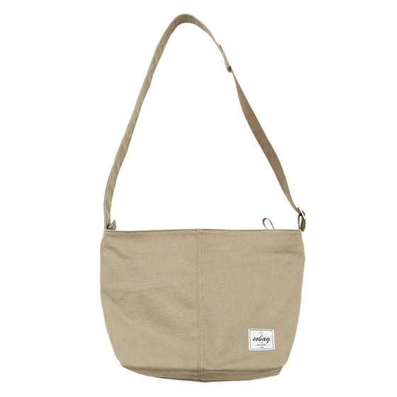 Sobag Japanese neutral khaki mesengers canvas bag male niche design literary light commute shoulder bag